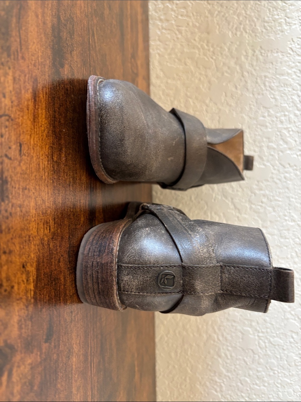 Women's brown Leather Ankle Boots